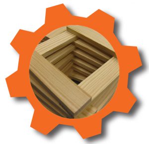 Gear featuring Kapla Planks