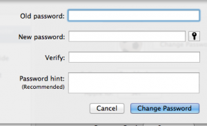 old password new password